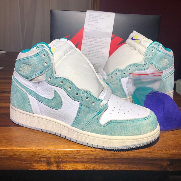 grade school turbo green jordan 1